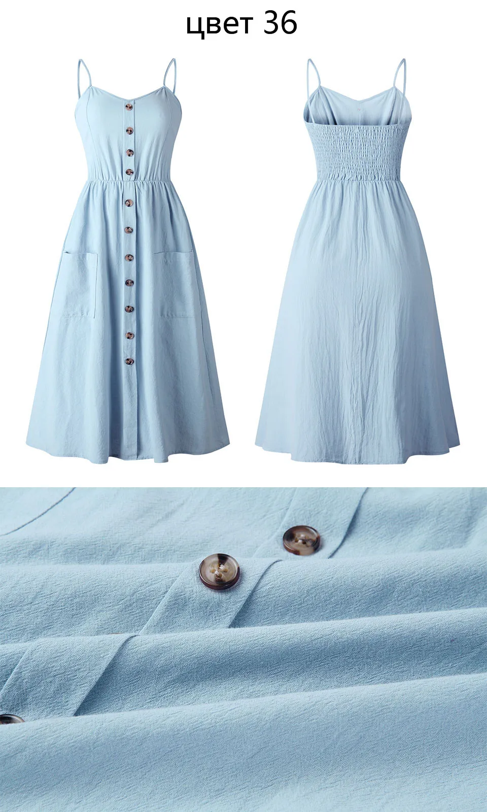 New Boho Off-shoulder Party Beach Sundress Spaghetti Long Dresses Plus Size Summer Women Button Decorated Print Dress CRRIFLZ