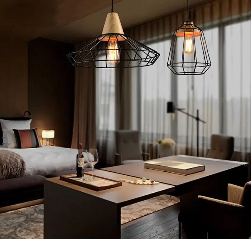 

Retro loft industrial Pendant light For living Room bar cafe restaurant lamp creative art studio fashion apparel shop lightin