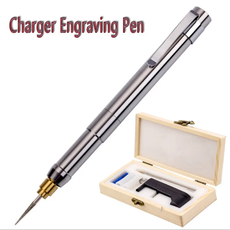 Enlarge Charging Mini Small electric mill Jade play Metal electric engraving pen Lettering pen Burin Grinding polishing machine