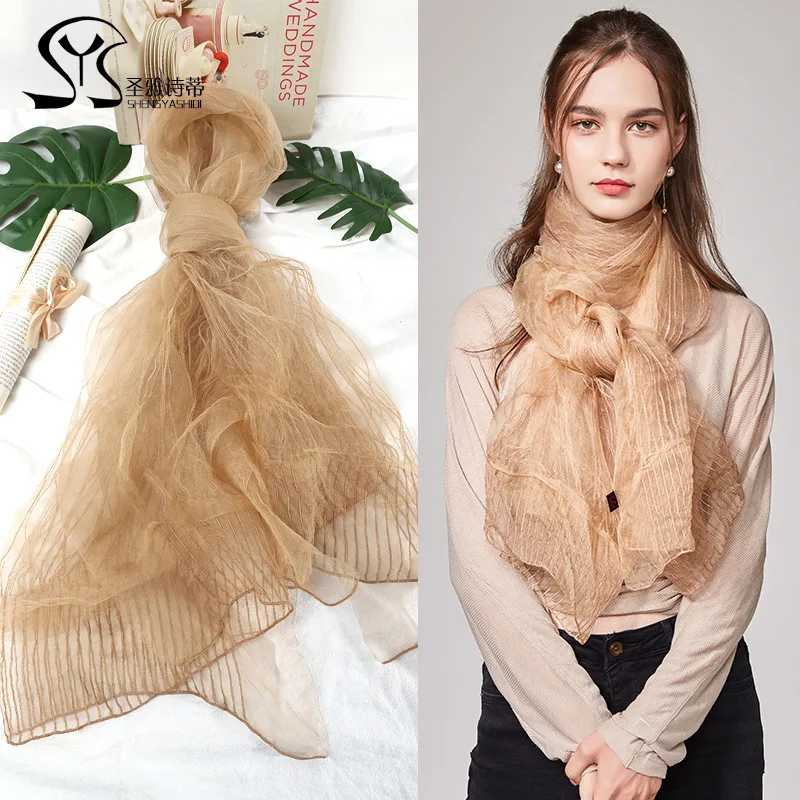 Новинка 2020 изысканный жаккардовый двухслойный Шелковый шерстяной клетчатый