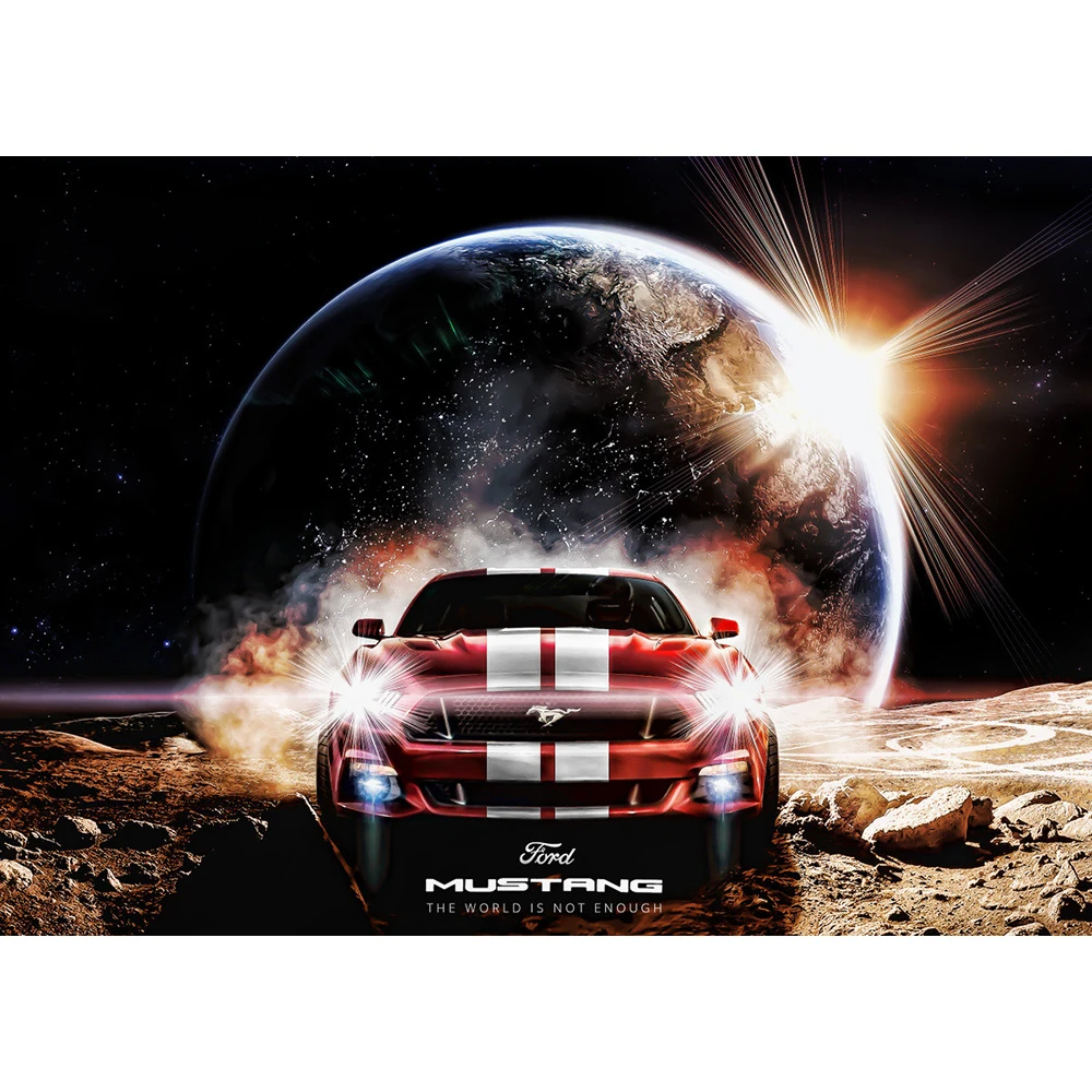 5D алмазная вышивка сделай сам картина для домашнего декора Ford полноразмерная