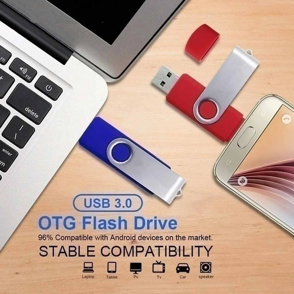 

USB OTG 3.0 Flash Drive Disk 8G/16G/32G/64G/128G Pen Drive Memory U Disk for Laptop PC