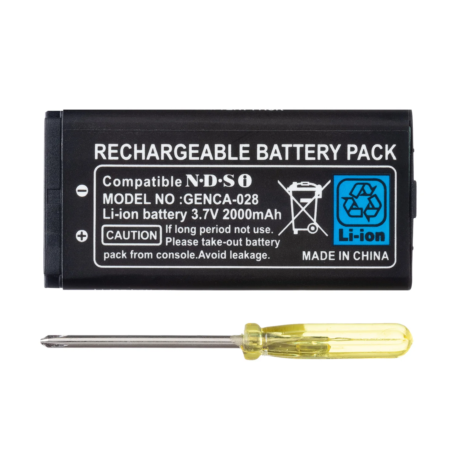 

2000mAh Rechargeable Lithium-ion Battery + Tool Pack Kit for Nintendo DSi NDSi