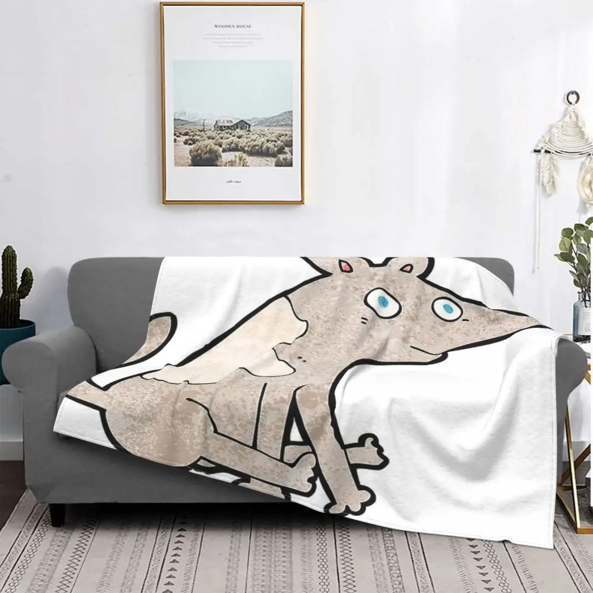 

Doggo-Manta a cuadros para cama, funda de playa con capucha, colchas para cama