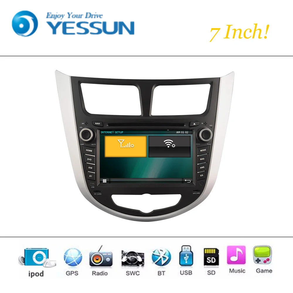 

Car DVD Player Android Wince System For Hyundai Verna Autoradio Car Radio Stereo GPS Navigation Multimedia Audio Video