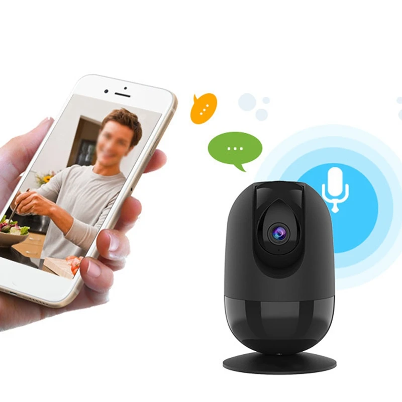 

Home Intelligent Motion Detection Camera Wireless WIFI PTZ Control Monitor 1080P HD Camera with Infrared Night Vision