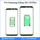 Передняя внешняя панель для SAMSUNG Galaxy S8 G950 G950F S8 Plus G955 S9 S9 Plus Note 8 N950F N950, стекло для ремонта объектива