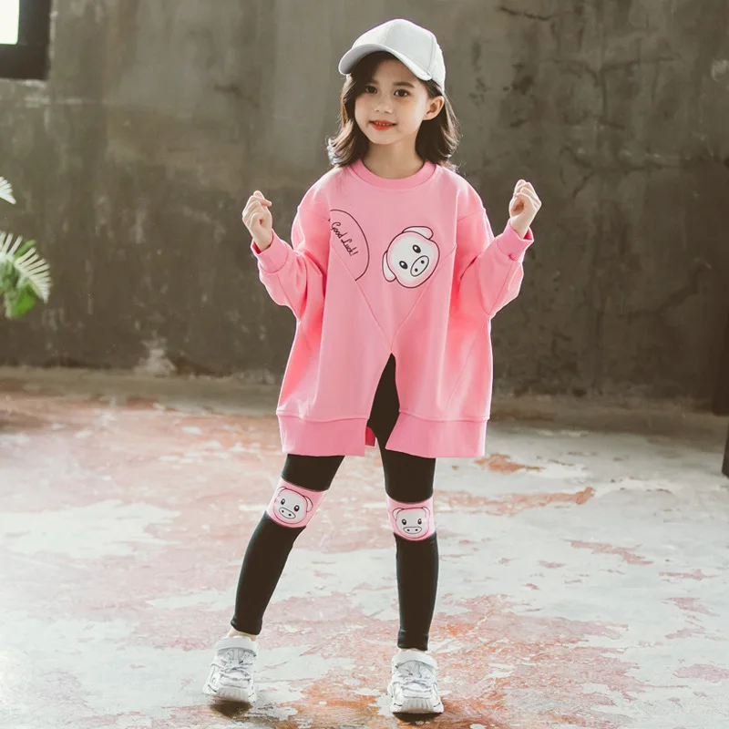 Комплект одежды для девочек-подростков детская одежда спортивный костюм