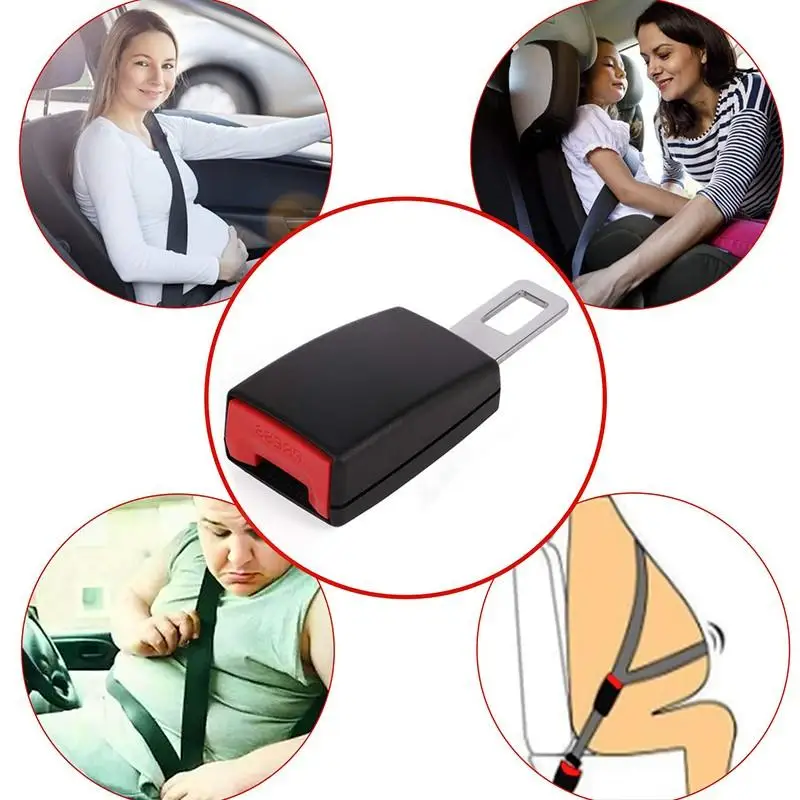 

2pcs Universal Vehicle Car Seat Safety Belt Extending Safety Belts Padding Adjustable Extender Child Pregnant Woman Safety Belt