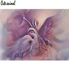 Алмазная живопись 5D, Новое поступление, Набор для вышивки крестиком с изображением птиц и животных, квадратная Алмазная мозаика