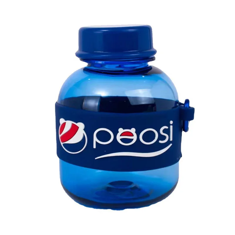 Мини-бутылка для воды пластиковая непротекаемая с героями мультфильмов 350 мл |