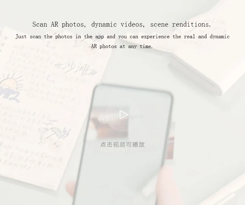 Xiaomi mijia AR принтер 300 точек/дюйм портативный фото мини карман с поделкой DIY 500 мАч принтер для фотографий Карманный принтер работа с альбомом