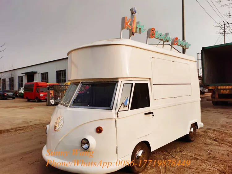 4 32 м Ретро трейлер для продуктов уличный грузовик прицеп мороженого пищевой