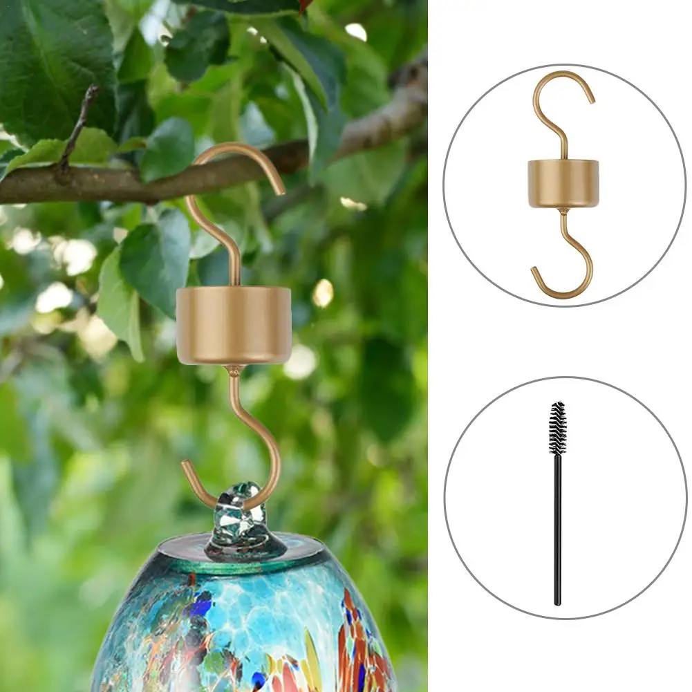

Bird Feeder Hummingbird Feeders Accessory Hooks Ant Moat With Cleaning Brushes For Hanging Bird Feeder Houses Outdoors
