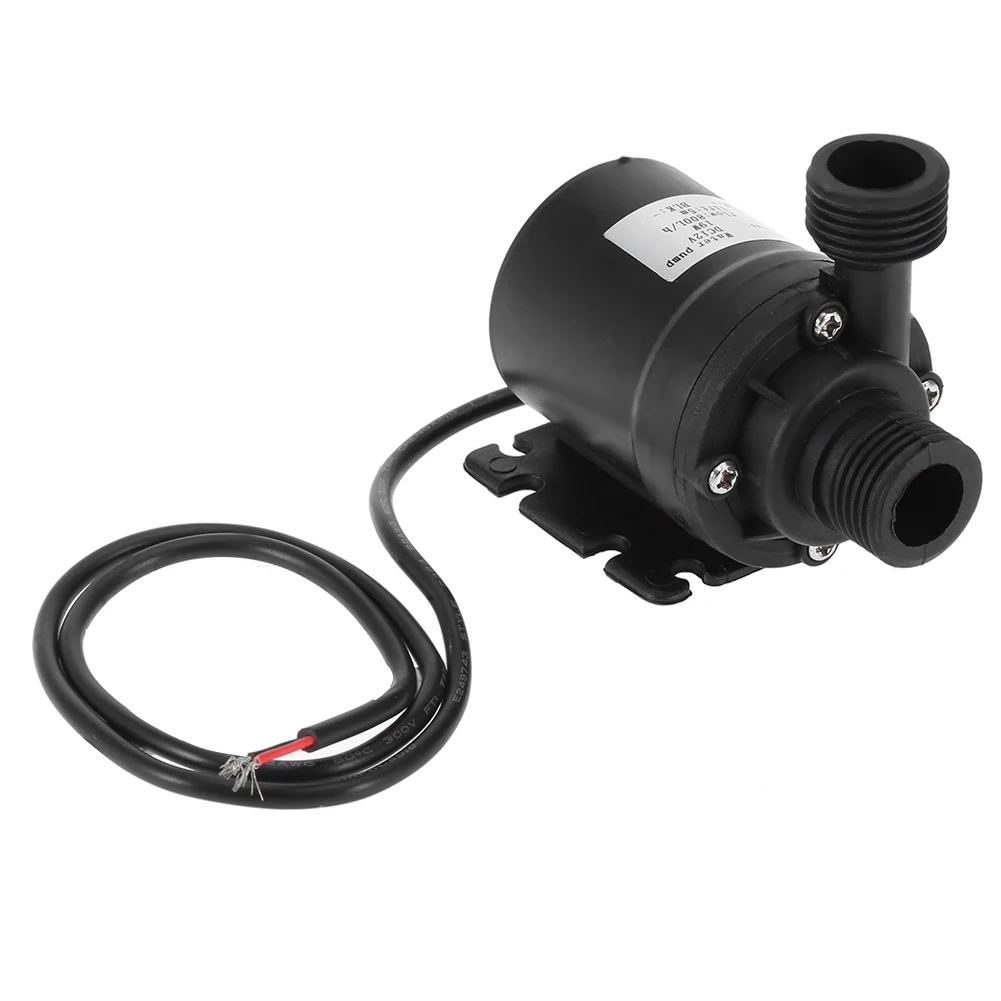 Ультра тихий мини DC 12V Водяной насос лифт 5M 800L/H бесщеточный мотор погружной