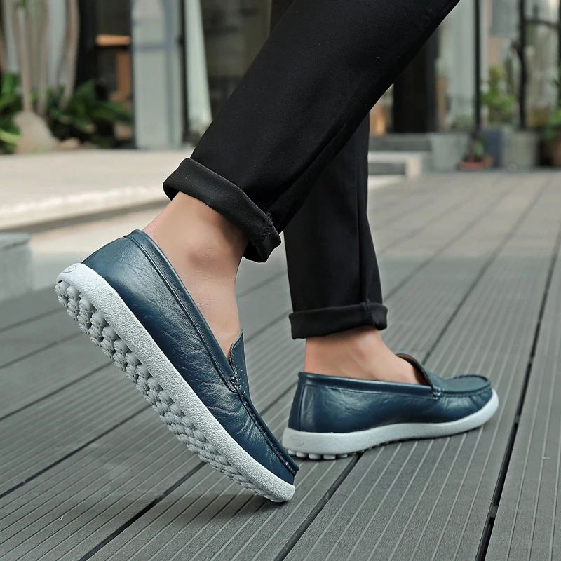 

Breathable sneakers spring hot slipon comfortable leisure Fashion Shoes men Light casuales on sloth for loffer zapatos Mens man