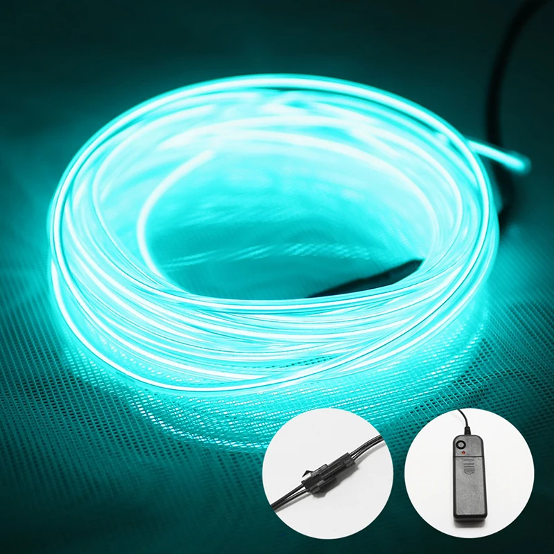 

New LED Strip Light EL Strip Neon Light LED Cold Light Car Interior Atmosphere Light Bar and Room Decor Christmas Party Lights