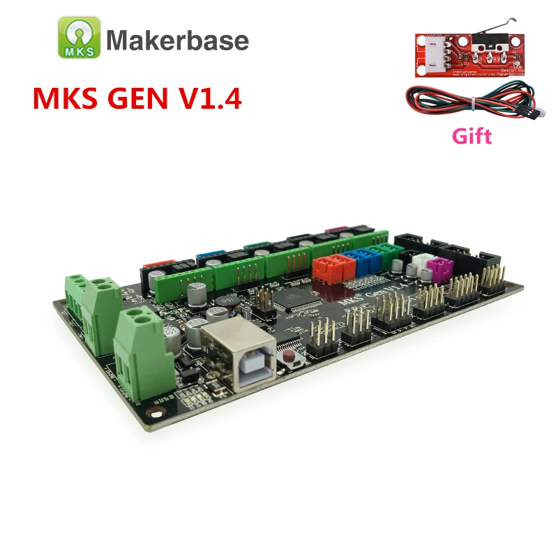 Оригинальная материнская плата MKS Gen V1.4 mks 1 4 Ramps1.4 Mega 2560 gen интегрированная