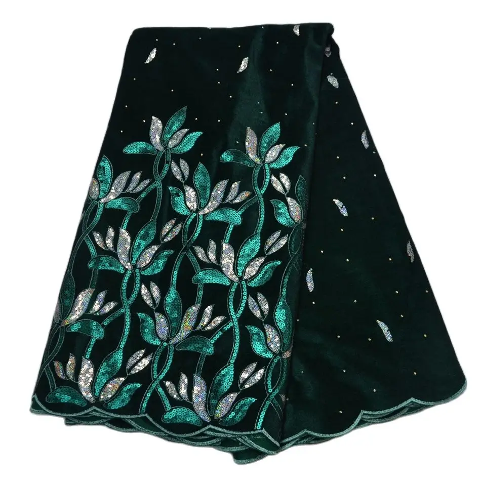 Нигерийская кружевная ткань 2021 красивая африканская Бархатная французская с