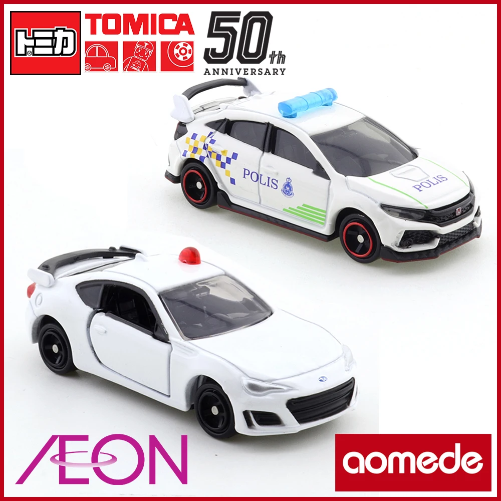 

Takara Tomy Tomica AEON Limited NO.55 No.56 SUBARU BRZ, полицейский автомобиль в масках, популярная модель детской модели