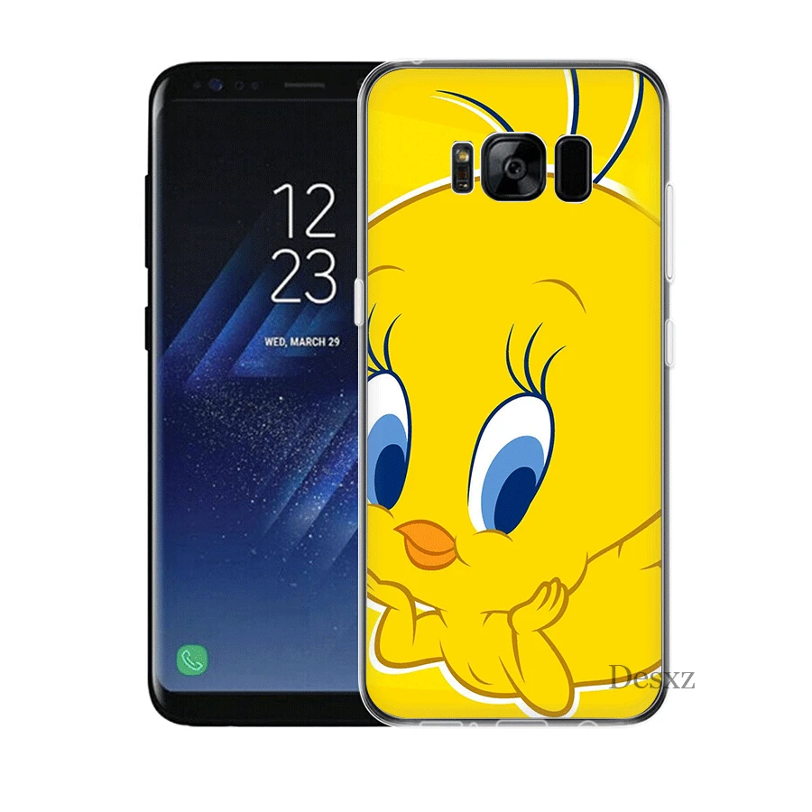 H10 Телефон чехол для Samsung S3 S4 S5 S6 S7 S8 S9 S10E S10Plus Note 8 9 M10 M20 M30 M40 жёлтая птица мультфильм Tweety - Цвет: H10