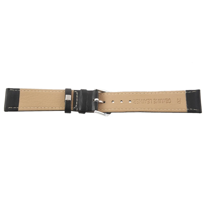 

20mm PU Leather Color Black Bracelet Watch Bracelet New Fashion