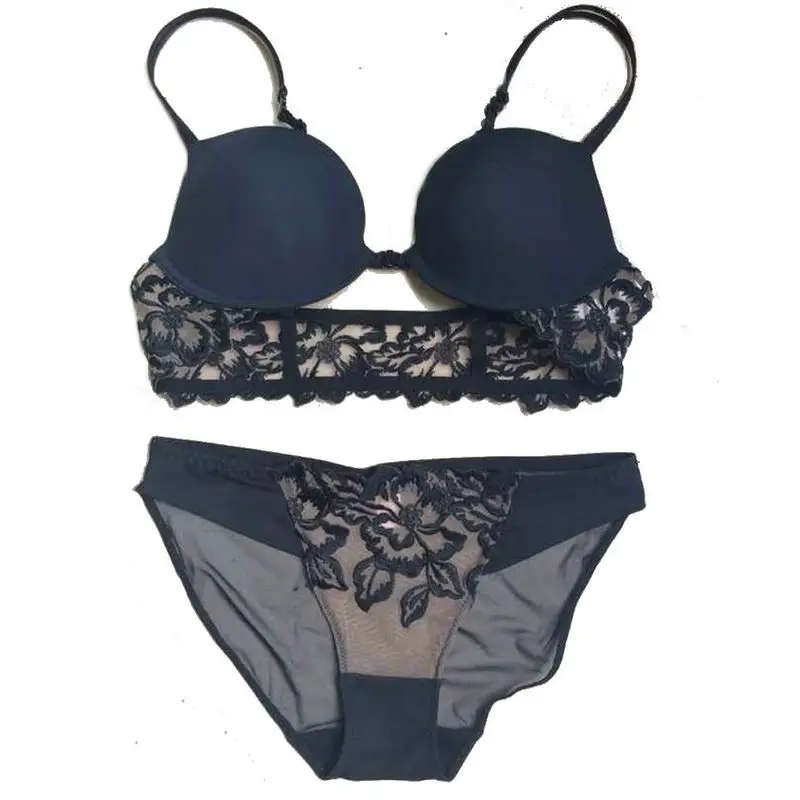 Sexy Elegant Bra and Panty Set Women Bras Underwear Lady push up bra Lingeries bra sets brief set lingerie set