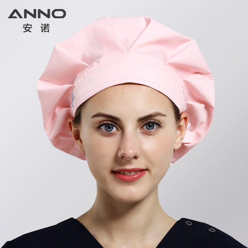 FenSe-Cap ANNO 6 цветов Bouffant хирургическая шапка с маской хлопковые головные уборы для медсестер женские одноразовые аптечные больничные медицинские шапочки головной убор - Цвет: FenSe-Cap