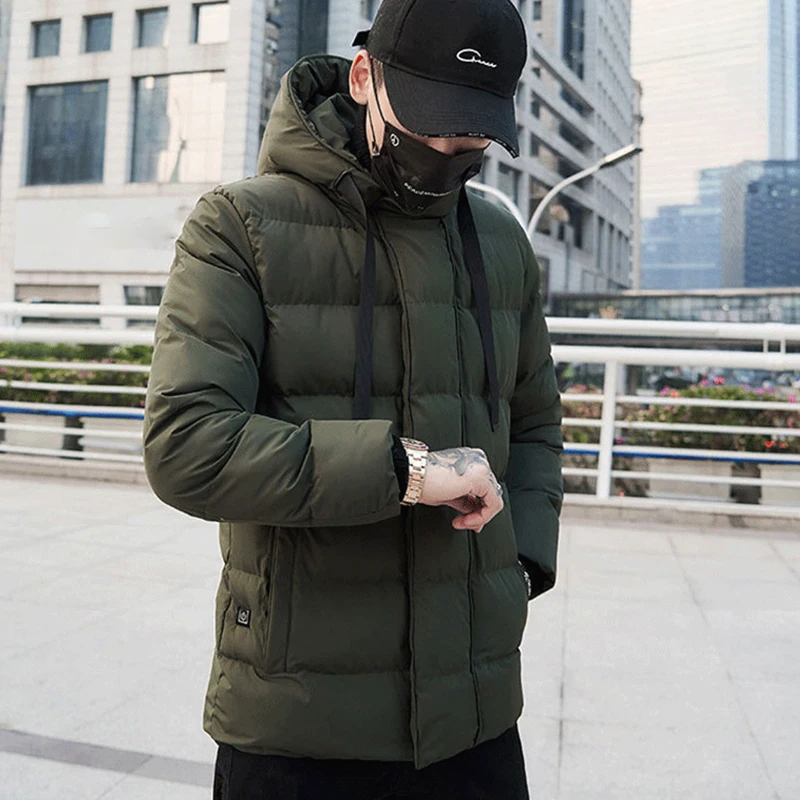 PARATAGO для мужчин и женщин зимняя куртка с умным подогревом уличная хлопковая