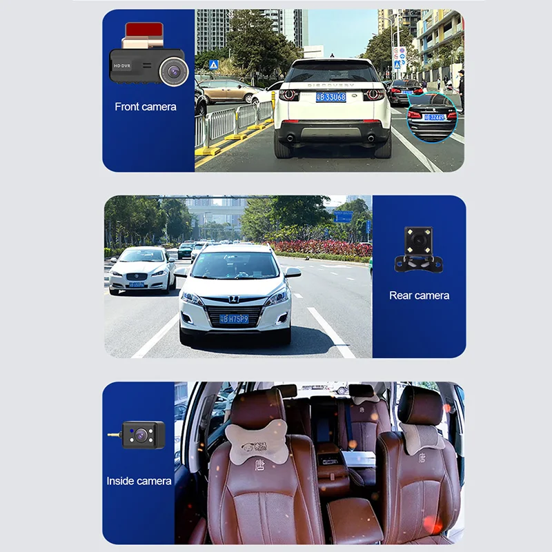 Автомобильный видеорегистратор FHD 1080P с функцией ночного видения | Автомобили и