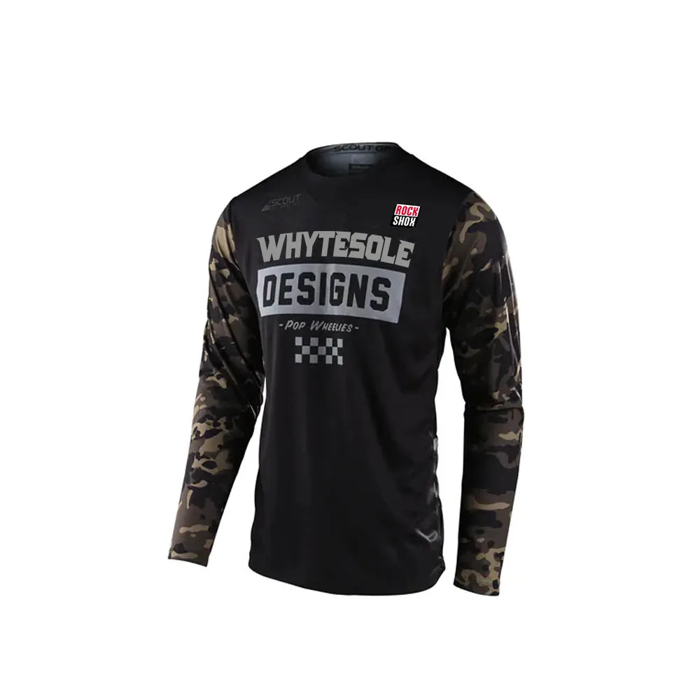 

2022 bmx motocross Jersey gear enduro downhill MX moto mountain bike DH maillot ciclismo hombre quick drying cycling jersey