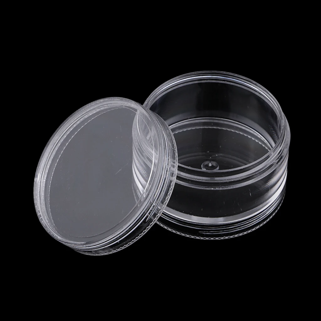 Прозрачный Пластик контейнеры для хранения косметики чистый макияжный