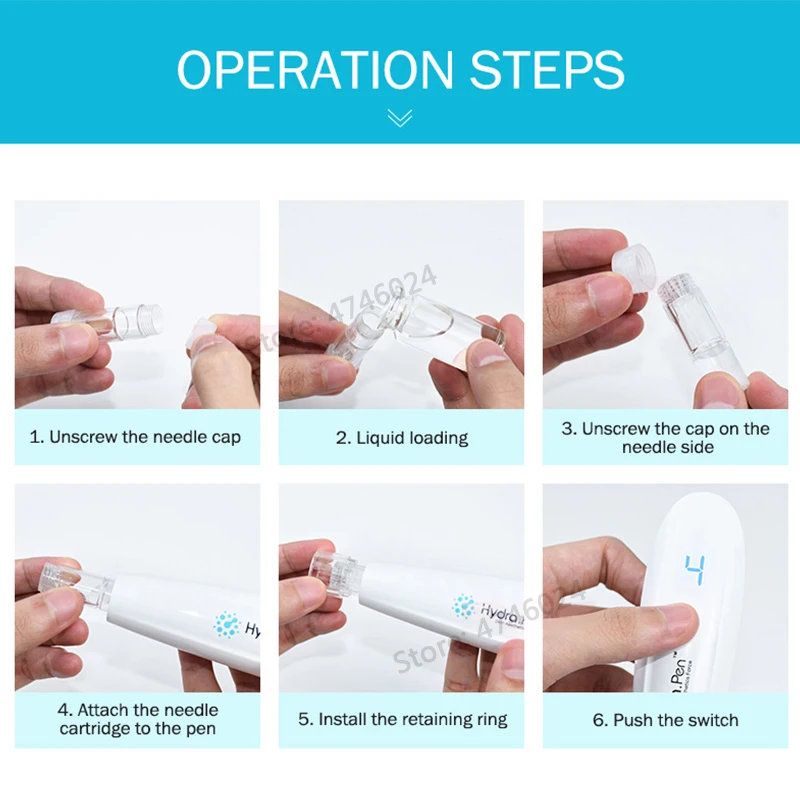 Беспроводной автоматический инфузионный Гидра ручка H2 микроиглы терапия для