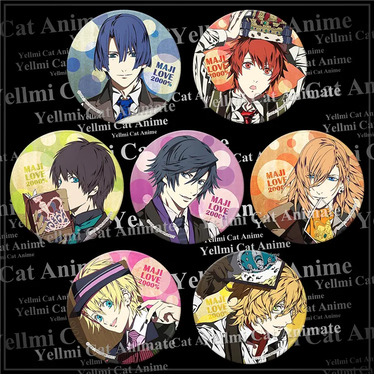 1 шт. аниме Броши Uta No Prince Sama рюкзак Kurusu Syo Tokiya Hayato железные значки заколки |