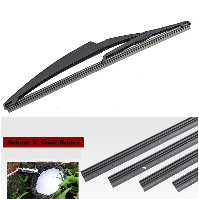 Misima 11&quot Rear Window Wiper Blade For Citroen C2 C3 Picasso C5 Estate Ford Ka Fiat Bravo 500 Mercedes-Benz B C Class - купить по