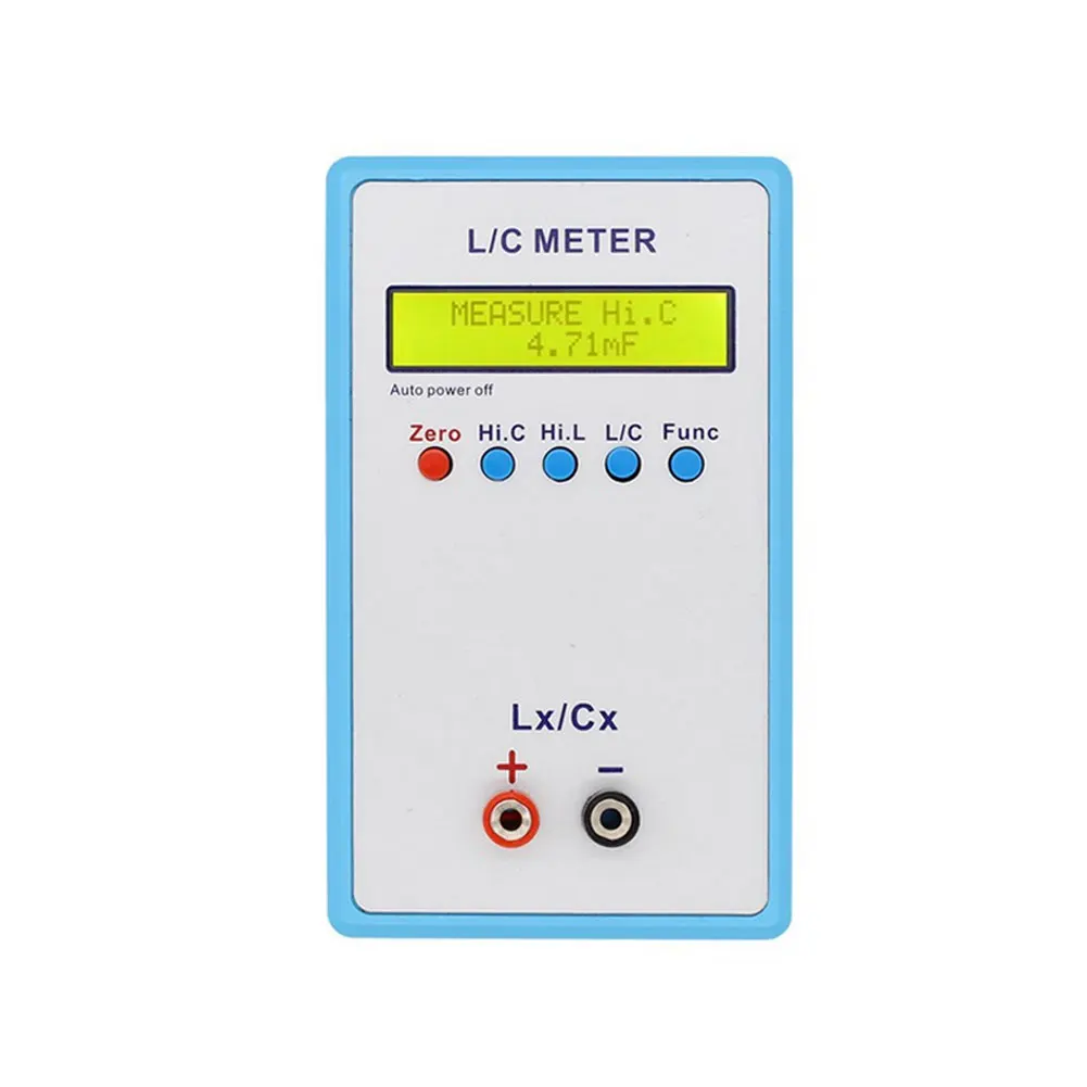 

LC-200A Digital LCD Capacitance Inductance Meter LC Meter 1pF-100mF 1uH-100H Digital Multimeter Handheld With Display Screen New