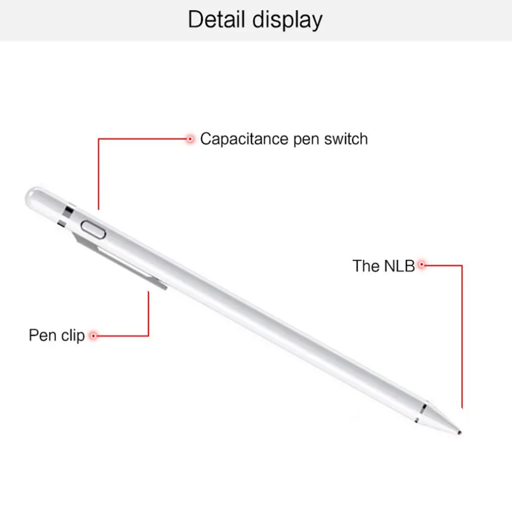 Для Apple Pencil 1 iPad Pen Touch для Pro 10 5 11 12 9 стилуса 2017 2018 5th 6th 7th Mini 4 Air 2 3 | Компьютеры и офис
