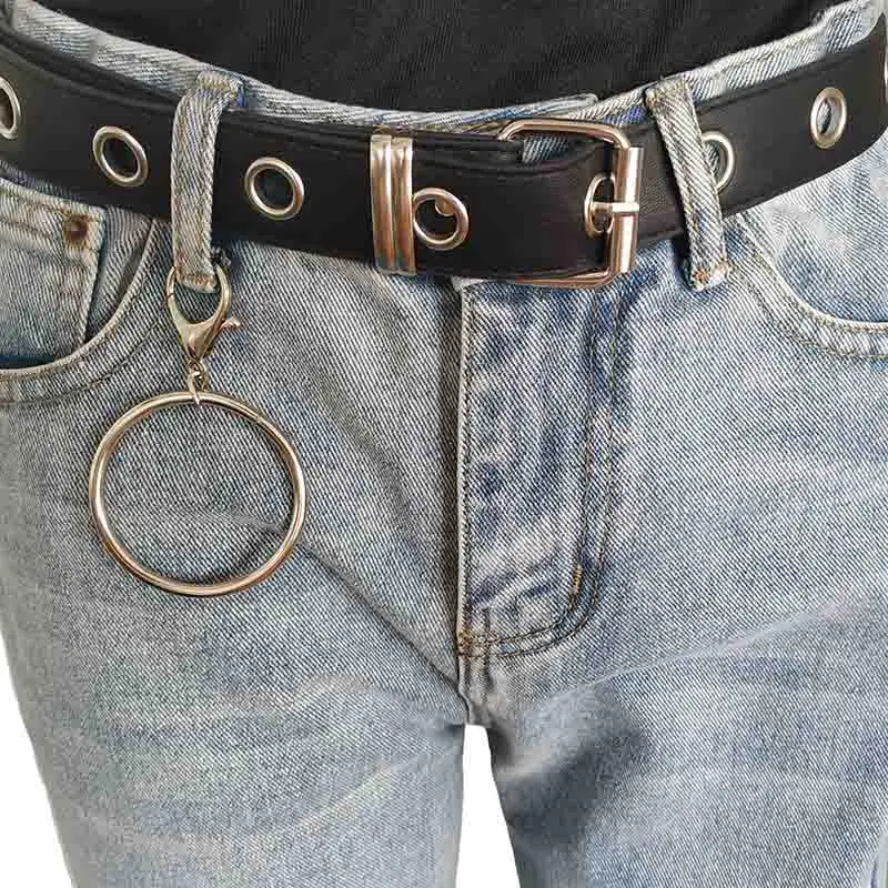 Брелок для ключей с большим кольцом модный аксессуар в уличном стиле