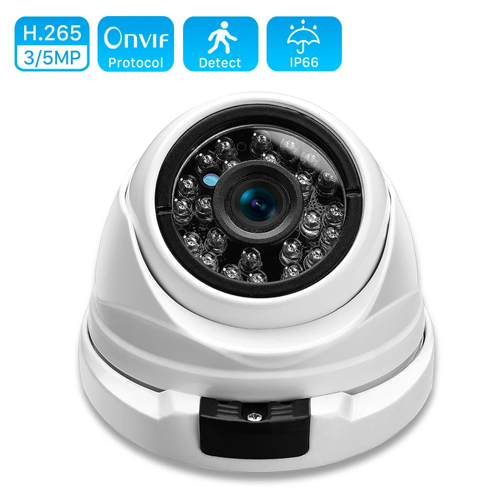 H.265 1080P уличная IP камера 2MP 3MP дополнительный детектор движения Мобильный Мониторинг электронной почты оповещение камера onvif CCTV безопасности POE 48V