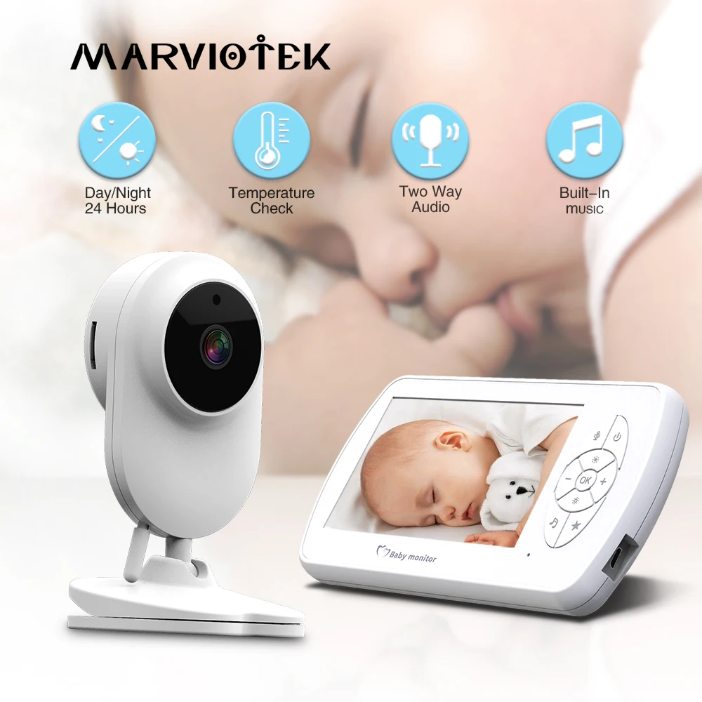 

4.3 inch 1080P Baby Monitor Two way Audio Video Nanny Home Security Camera Babyphone Cameras Night Vision Temperature Monitoring