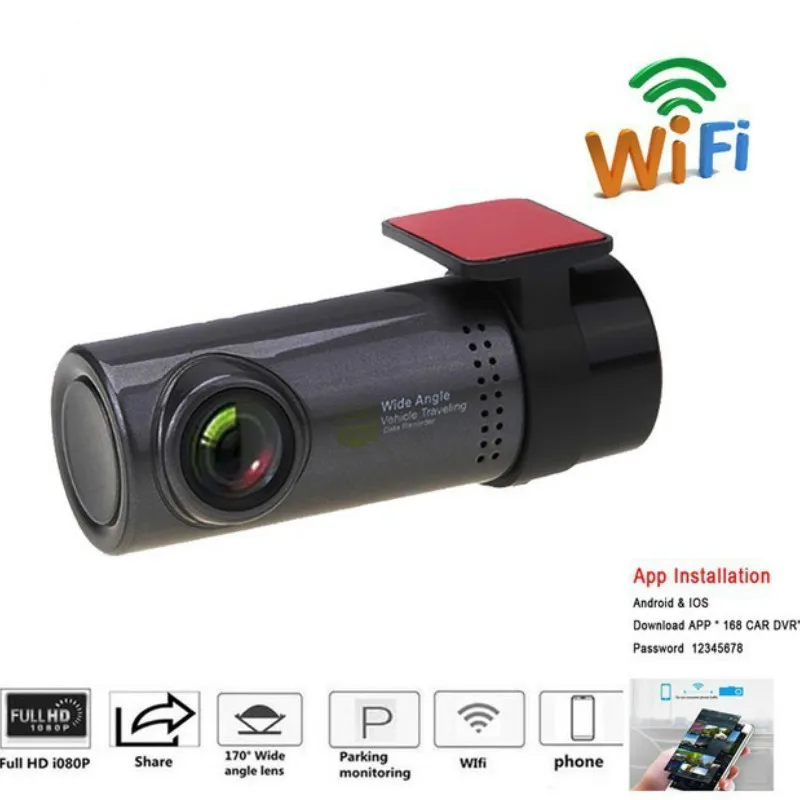 ANPWOO Smart Wifi автомобильный видеорегистратор беспроводная скрытая HD видеокамера