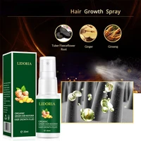 20ml ginger hair growth spray prevent loss improve follicles volume fast growing hair dry frizzy damaged nourishing hair care