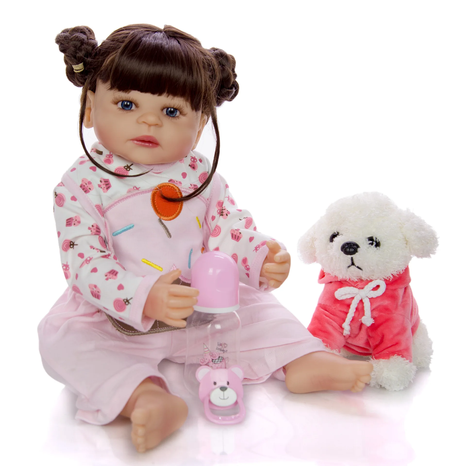 Кукла reborn из силиконы 57 см Reborn Baby doll игрушка для ванны Реалистичная кукла