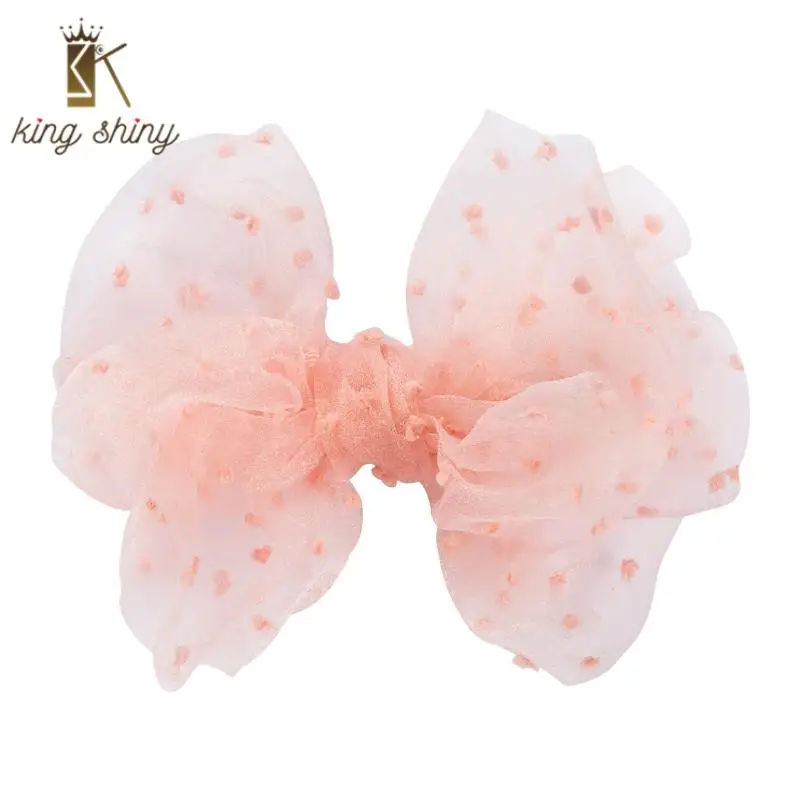 

Ellegant Korean Explosion Design Lace Big Bowknot Hair Clip Vintage Candy Color Butterfly Statement Hair Grips Girl Hair Jewelry