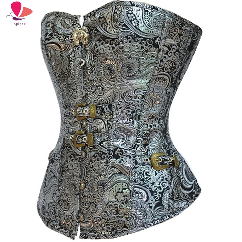 APIPEE Women Steampunk Corsets Harness Belt Corsets And Bustiers Lingerie Sexy Hot 2022 New Style Ladies Waist Trainers