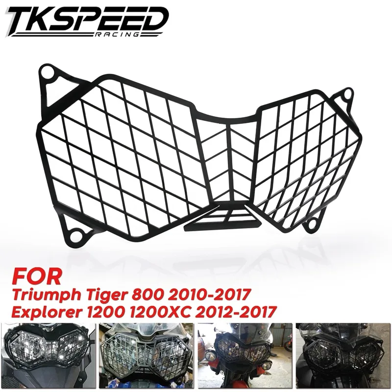 For Triumph Motorcycle Headlight Grille Light Cover Protective Guard Tiger 800 2010-2017 &amp Explorer 1200 12-17 | Автомобили и