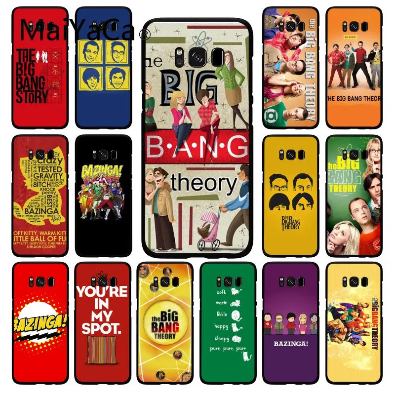 Чехол для телефона Maiyaca Bazinga Теория большого взрыва Samsung Galaxy S20 S10Plus S10E S6 S7 S8 S9 Plus