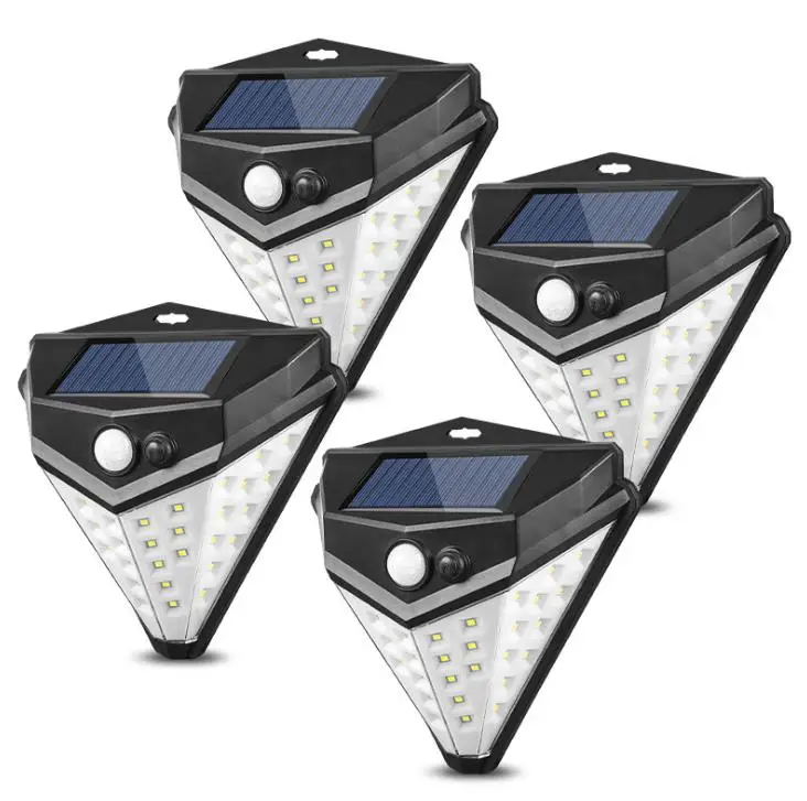 1/2/4 шт. светодиодный солнечный светильник на открытом воздухе Водонепроницаемый
