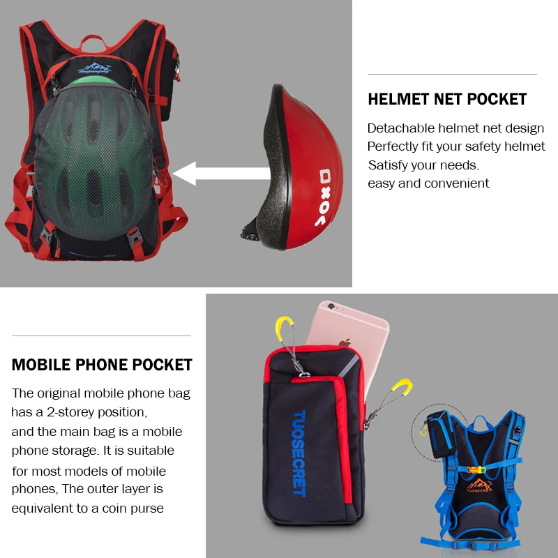 Водонепроницаемый велосипедный рюкзак сумка для горного велосипеда нейлоновый