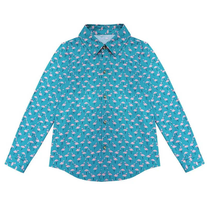 Рубашка для мальчиков детская одежда Новинка 2020 года весенне осенняя рубашка с